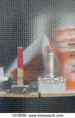 Work tools behind frosted glass View Large Photo Image Stock Image - Work tools behind frosted glass. Fotosearch