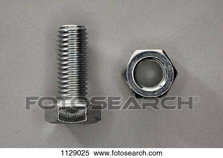 A bolt and a nut View Large Photo Image Stock Photography - A bolt and a nut. Fotosearch