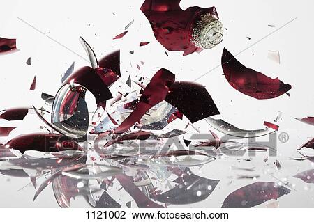 A Christmas bauble shattering View Large Photo Image Stock Image - A Christmas bauble shattering. Fotosearch