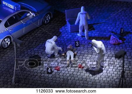 A diorama of a miniature forensics team collecting evidence at a murder scene View Large Photo Image Stock Image - A diorama of a miniature forensics team collecting evidence at a murder scene. Fotosearch