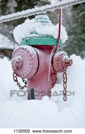 A fire hydrant in snow View Large Photo Image Stock Image - A fire hydrant in snow. Fotosearch