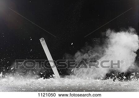 A fluorescent tube shattering View Large Photo Image Stock Image - A fluorescent tube shattering. Fotosearch