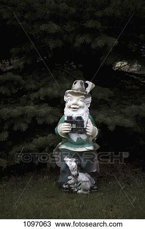 Stock Image - A garden gnome. Fotosearch