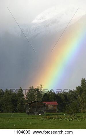 A mountain hut and rainbow, Rhone Glacier, Valais Canton, Switzerland View Large Photo Image Stock Image - A mountain hut and rainbow, Rhone Glacier, Valais Canton, Switzerland. Fotosearch