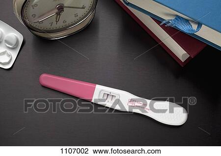 A positive pregnancy test View Large Photo Image Stock Image - A positive pregnancy test. Fotosearch
