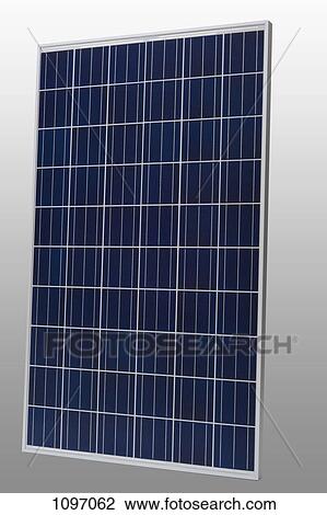 Stock Image - A solar panel. Fotosearch