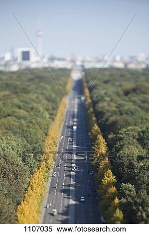 Berlin cityscape of the Tiergarten and city in background, tilt-shift View Large Photo Image Stock Photography - Berlin cityscape of the Tiergarten and city in background, tilt-shift. Fotosearch