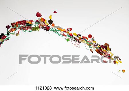 Stock Photo - Candy against a white background. Fotosearch
