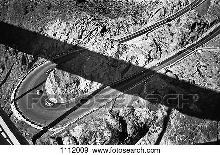 Cars on a two lane highway, high angle view View Large Photo Image Stock Photo - Cars on a two lane highway, high angle view. Fotosearch