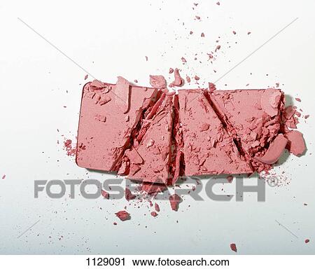 Crushed powder blush View Large Photo Image Stock Image - Crushed powder blush. Fotosearch