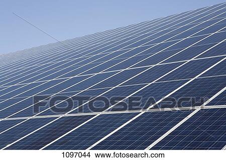 Detail of rows of solar panels View Large Photo Image Picture - Detail of rows of solar panels. Fotosearch