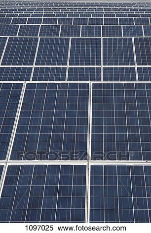Detail of rows of solar panels View Large Photo Image Stock Photography - Detail of rows of solar panels. Fotosearch