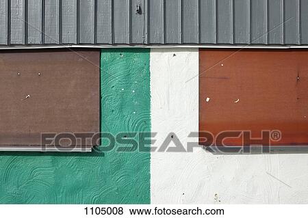 Detail of the facade of a building View Large Photo Image Stock Photo - Detail of the facade of a building. Fotosearch