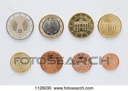 German euro coins arranged in numerical order, rear view View Large Photo Image Stock Image - German euro coins arranged in numerical order, rear view. Fotosearch