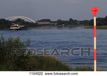 High water measuring pole, Elbe River, Germany View Large Photo Image Stock Image - High water measuring pole, Elbe River, Germany. Fotosearch