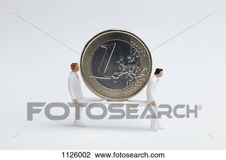 Miniature paramedic figurines carrying a euro coin on a stretcher View Large Photo Image Stock Image - Miniature paramedic figurines carrying a euro coin on a stretcher. Fotosearch