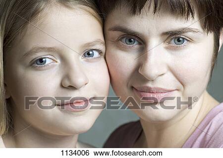 Mother and daughter portrait View Large Photo Image Stock Photograph - Mother and daughter portrait. Fotosearch