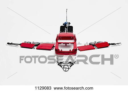 Parts of a model car arranged in the form of an airplane View Large Photo Image Stock Image - Parts of a model car arranged in the form of an airplane. Fotosearch