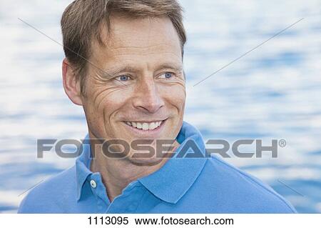 Stock Photography - Portrait of a handsome mature man. Fotosearch