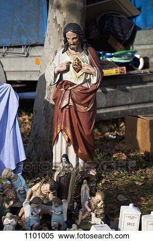 Religious figures at a market View Large Photo Image Stock Photography - Religious figures at a market. Fotosearch