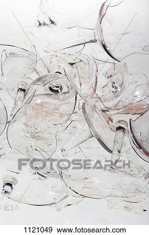 Shattered wine glasses View Large Photo Image Stock Photo - Shattered wine glasses. Fotosearch