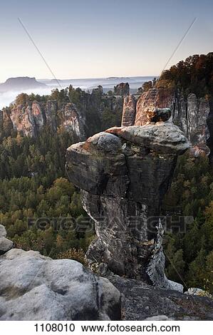 The Bastei in the morning, Elbe Sandstone Mountains, Saxon Switzerland, Germany View Large Photo Image Stock Image - The Bastei in the morning, Elbe Sandstone Mountains, Saxon Switzerland, Germany. Fotosearch