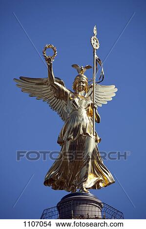 The Victory Column, Siegessaeule, Berlin, Germany View Large Photo Image Picture - The Victory Column, Siegessaeule, Berlin, Germany. Fotosearch