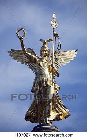 The Victory Column, Siegessaeule, Berlin, Germany View Large Photo Image Stock Photo - The Victory Column, Siegessaeule, Berlin, Germany. Fotosearch