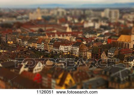 Tilt-shift of an abundance of apartment buildings in a residential district, Strasbourg, France View Large Photo Image Stock Image - Tilt-shift of an abundance of apartment buildings in a residential district, Strasbourg, France. Fotosearch