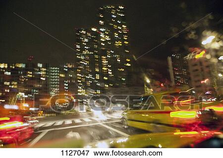Tokyo city traffic View Large Photo Image Stock Photo - Tokyo city traffic. Fotosearch