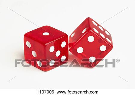 Two red dice View Large Photo Image Stock Photograph - Two red dice. Fotosearch