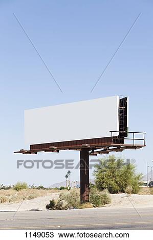 A blank billboard by a highway View Large Photo Image Stock Image - A blank billboard by a highway. Fotosearch
