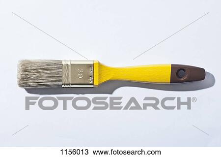 A clean paintbrush with a bright yellow handle View Large Photo Image Stock Image - A clean paintbrush with a bright yellow handle. Fotosearch