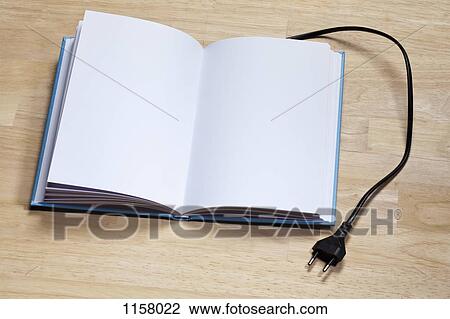 A hardcover book with an electric plug attached to it View Large Photo Image Stock Image - A hardcover book with an electric plug attached to it. Fotosearch