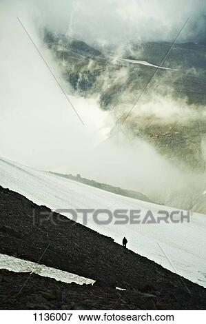 A lone hiker walking along the Mutnovsky Volcano, Kamchatka, Russia View Large Photo Image Stock Photo - A lone hiker walking along the Mutnovsky Volcano, Kamchatka, Russia. Fotosearch