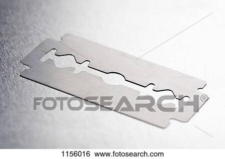 A razor blade View Large Photo Image Stock Photograph - A razor blade. Fotosearch