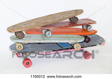 A stack of skateboards View Large Photo Image Stock Image - A stack of skateboards. Fotosearch