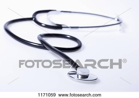 A stethoscope on a white background, close-up View Large Photo Image Stock Photo - A stethoscope on a white background, close-up. Fotosearch