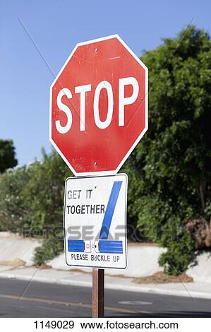 A stop sign View Large Photo Image Stock Photo - A stop sign. Fotosearch