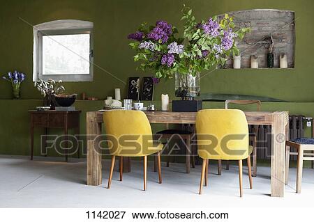 A stylish dining room View Large Photo Image Stock Photo - A stylish dining room. Fotosearch