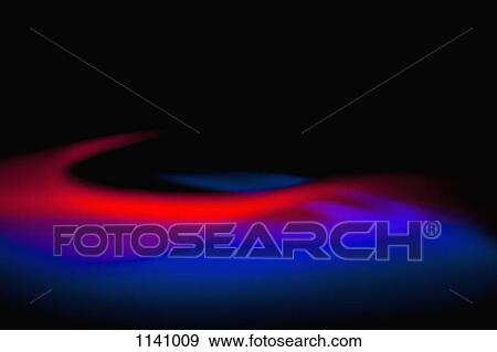 Abstract patterns of blue and red light on a black background View Large Photo Image Stock Photo - Abstract patterns of blue and red light on a black background. Fotosearch
