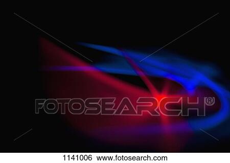 Abstract patterns of blue and red light on a black background View Large Photo Image Stock Photograph - Abstract patterns of blue and red light on a black background. Fotosearch