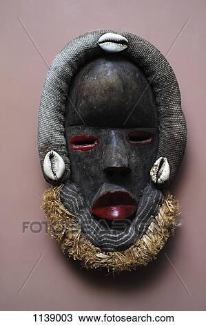 Stock Image - An African style mask. Fotosearch