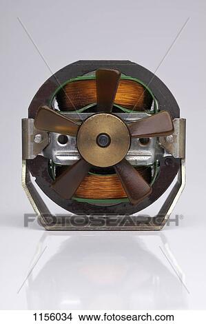An electromagnetic coil with fan blades View Large Photo Image Picture - An electromagnetic coil with fan blades. Fotosearch