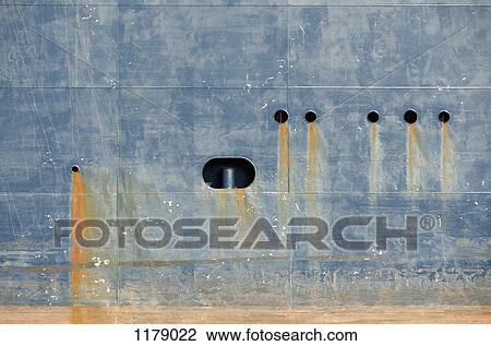 Bleeding rust from hull of tank ship View Large Photo Image Stock Image - Bleeding rust from hull of tank ship. Fotosearch