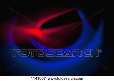 Blue and red lights creating a sensual effect on a black background View Large Photo Image Stock Photo - Blue and red lights creating a sensual effect on a black background. Fotosearch