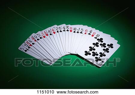 Cards fanned out on a gambling table View Large Photo Image Stock Image - Cards fanned out on a gambling table. Fotosearch