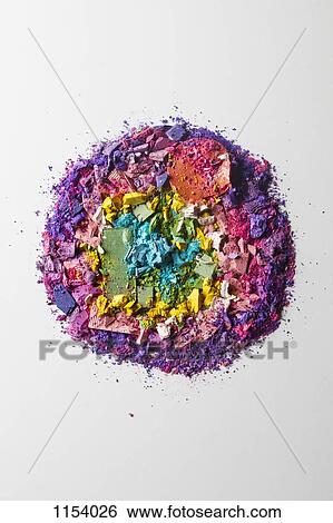 Crushed various make-up powders arranged into a circle View Large Photo Image Stock Photograph - Crushed various make-up powders arranged into a circle. Fotosearch