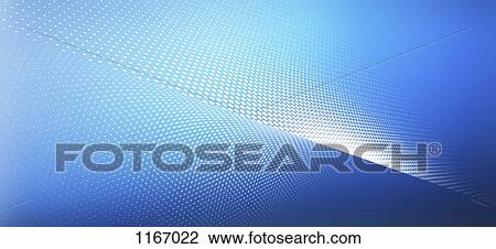 Stock Image - Curved dot pattern. Fotosearch