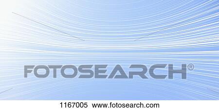 Stock Photography - Curved lines against a blue background. Fotosearch